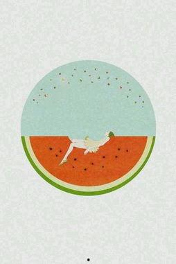 娱乐吃瓜画布背景图片大全